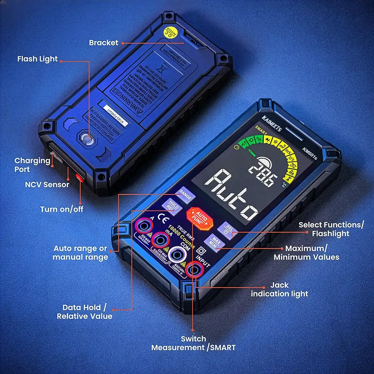 Multimètre Kaiweets KM602S - Fonctions détaillées