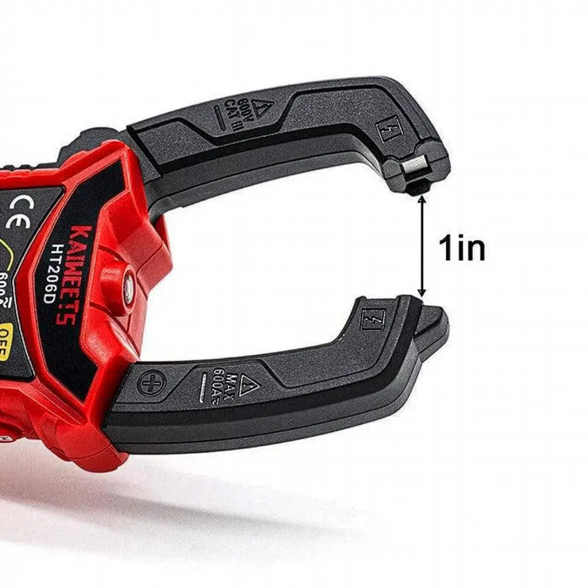 Pince ampèremétrique Kaiweets HT206D - Ouverture 25 mm de la pince