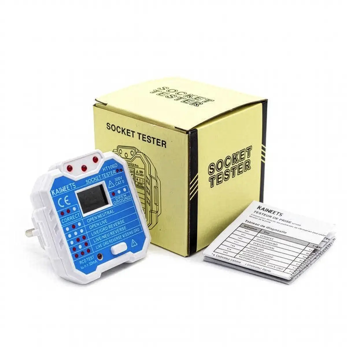 Testeur de circuit Kaiweets HT106D – Documentation en français