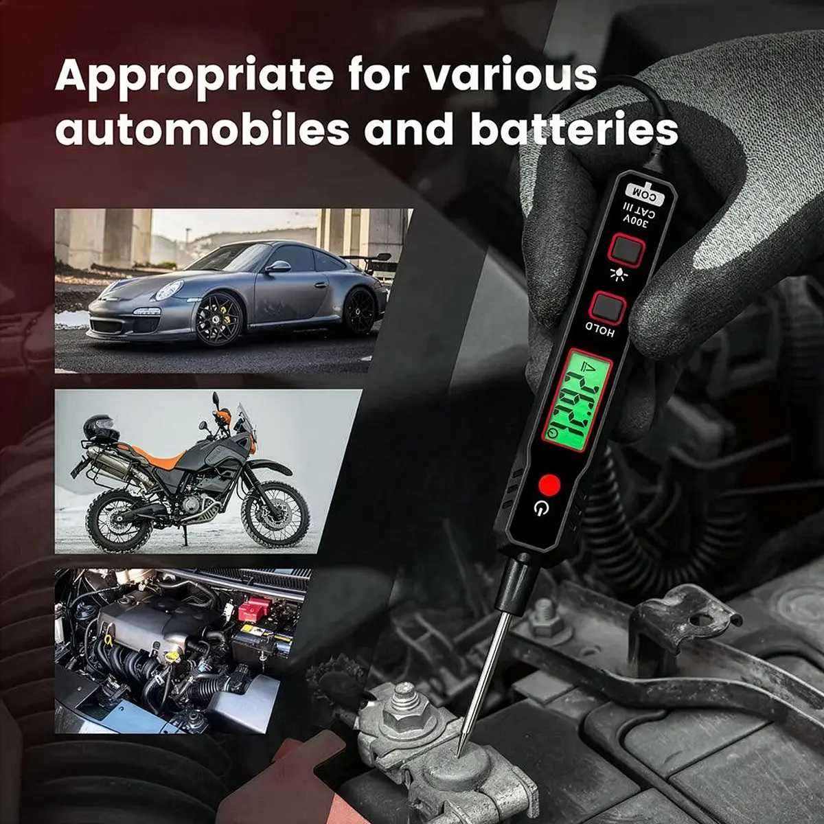 Testeur de circuit Kaiweets VT501 – Idéal pour la recherche de pannes électriques automobiles