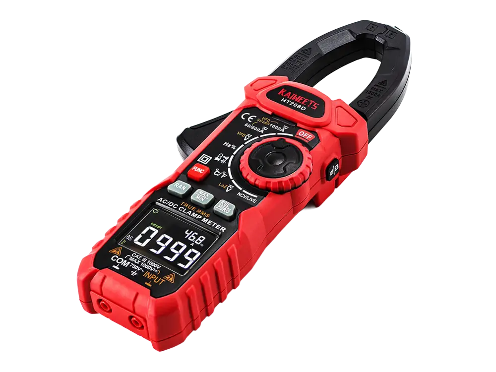 Présentation de la pince ampèremétrique Kaiweets HT208D