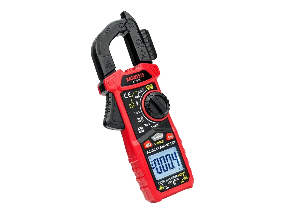 Présentation de la pince ampèremétrique Kaiweets KC604