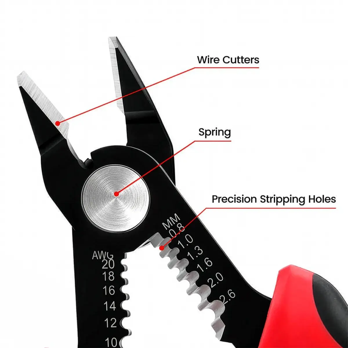 Kaiweets KWS-102 pince coupante - Pour fil 0,8 à 2,6 mm